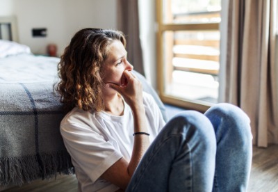 Concerned woman